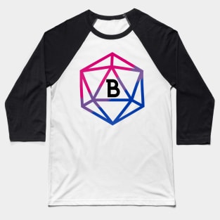 Bi Pride Flag Dice Baseball T-Shirt